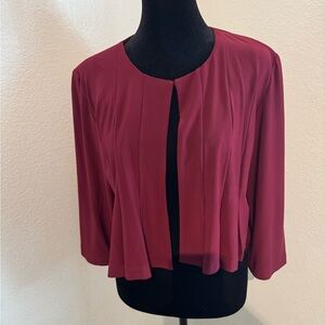 Taylor Burgundy Women's Blouse